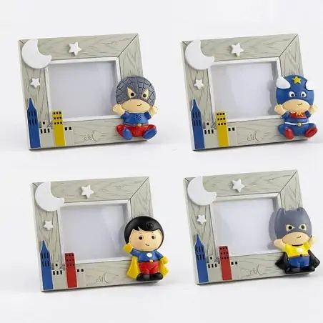 Portafoto Baby Supereroi Bomboniere