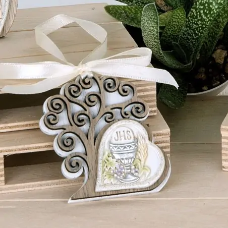 Bomboniera Albero della Vita con Simbolo Comunione