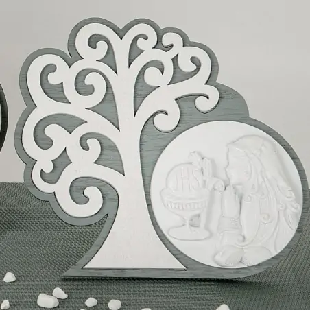 Bomboniere Albero della Vita Comunione Bambina in Preghiera