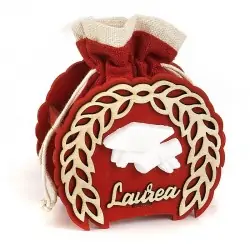 Scatoline per Confetti Laurea con Sacchetto