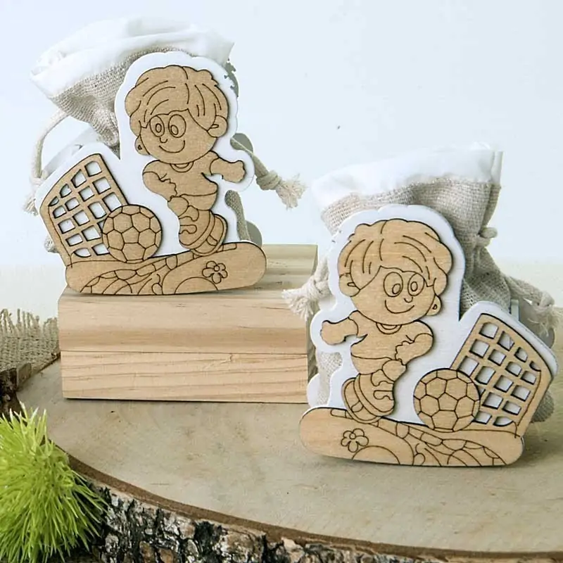 Scatolina Portaconfetti Bomboniere Comunione Calciatore