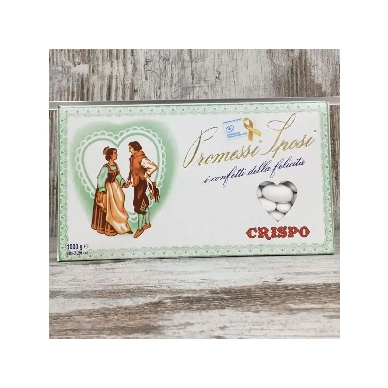Confetti promessi sposi BIANCHI 1kg