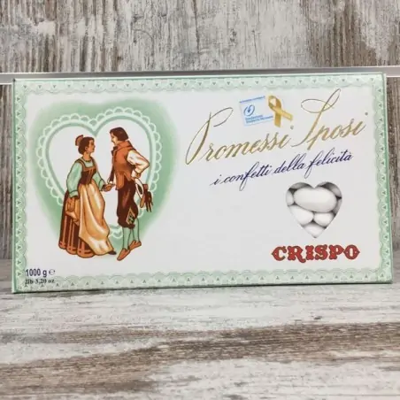 Confetti promessi sposi BIANCHI 1kg