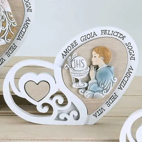 Immagini Prima Comunione Bambino Bomboniera a Cuore