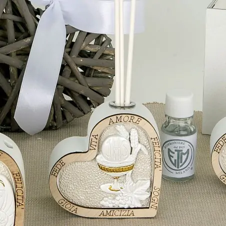 Diffusori per Ambiente forma Cuore con Simboli Comunione