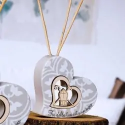 Diffusore Ambienti Bomboniere Dolcicose Cuore Cresima