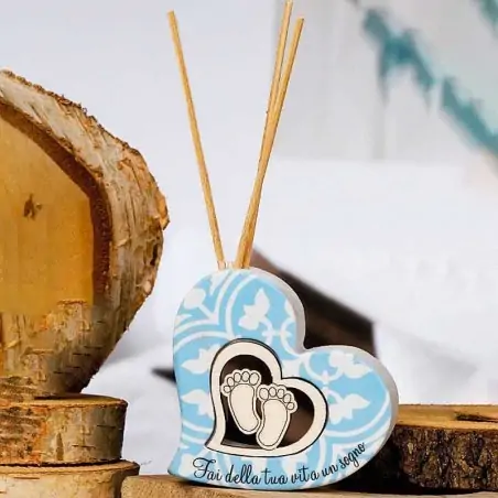 Profuma Ambienti Cuore Bomboniere Battesimo Bambino