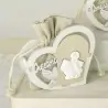 Scatoline Portaconfetti per Cresima Cuore Legno con Sacchetto