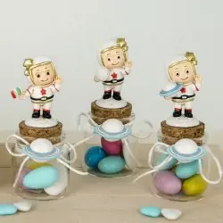 Barattoli Vetro Decorati...