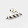 Mini penna bomboniera con ciondolo fiore