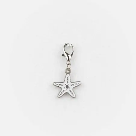 CIONDOLI BOMBONIERE MATRIMONIO CHARMS STELLA MARINA COLORATO